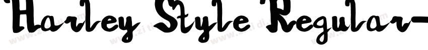Harley Style Regular字体转换